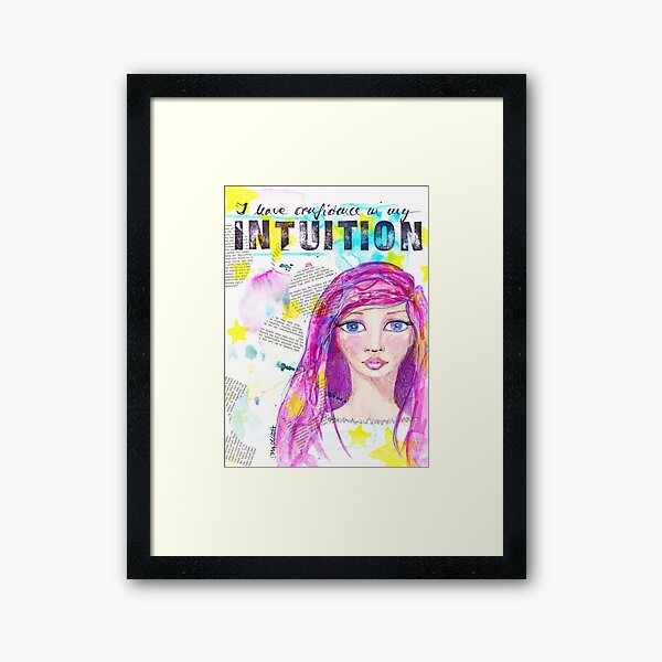 Intuition Gerahmter Kunstdruck