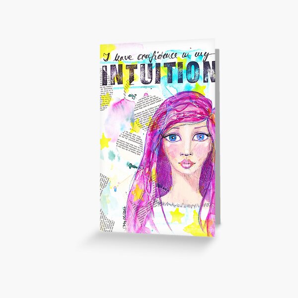 Intuition Grußkarte