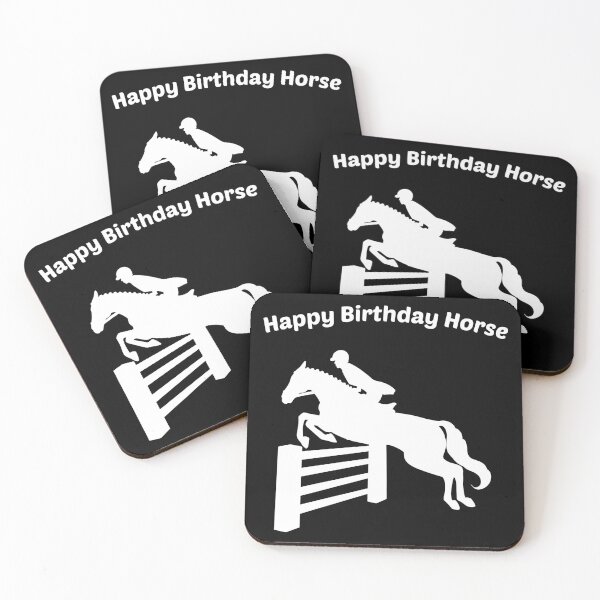 Artikelvorschau, Alles Gute zum Geburtstag Horse Hunter Jumper, Tierliebhaber entworfen und verkauft von Designista436.