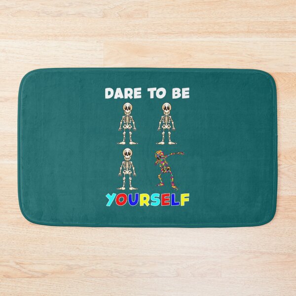 Item preview, Dare To Be Yourself Shirt Autism Awareness Dabbing Skeleton designed and sold by queencrown.