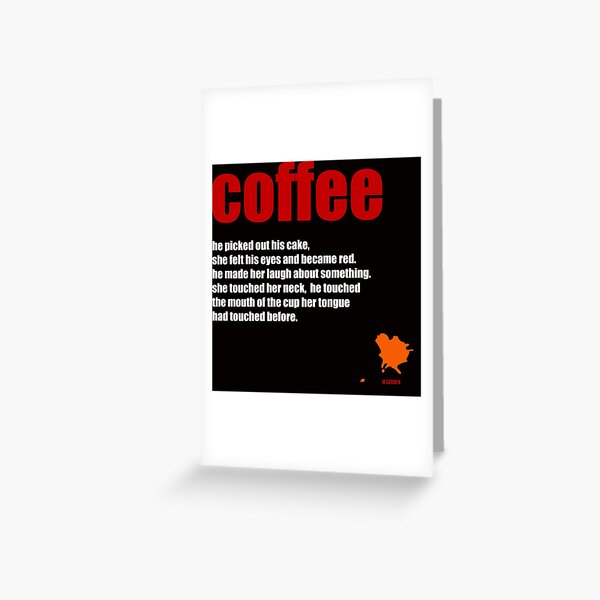 coffee Greeting Card