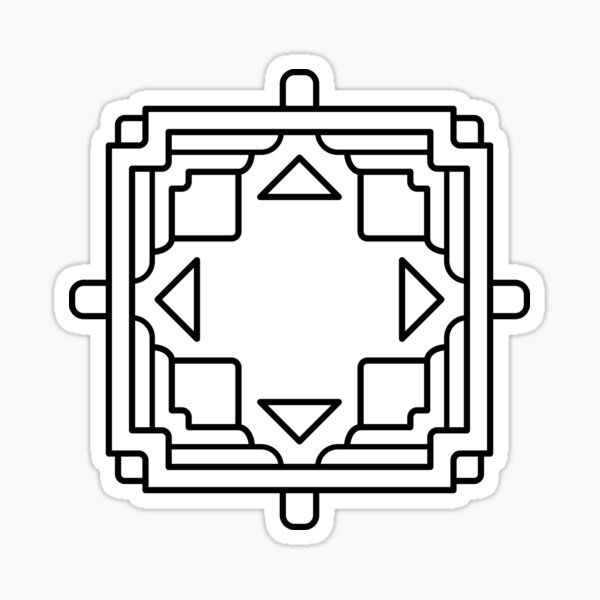Item preview, Tunic Golden Cross Emblem designed and sold by Abysswalker64.