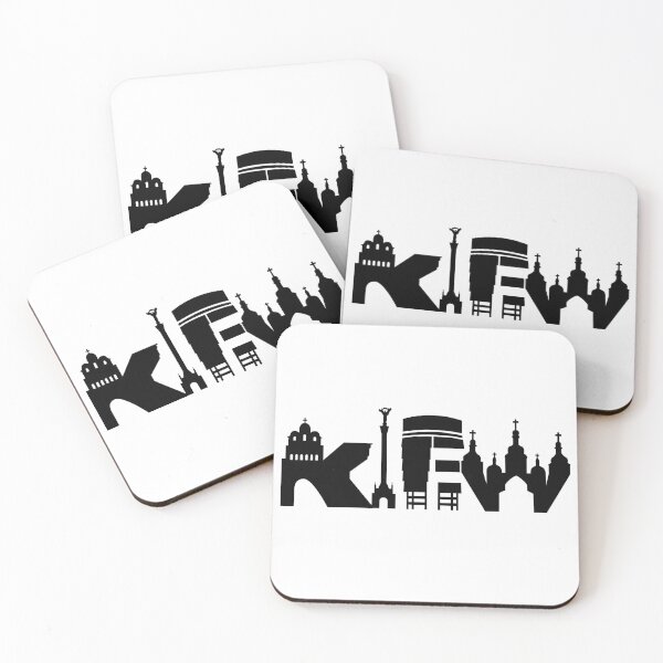Artikelvorschau, Kiew Skyline mit Sehenswürdigkeiten entworfen und verkauft von Grafikus.