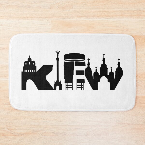 Item preview, Kiew Skyline with Sights designed and sold by Grafikus.