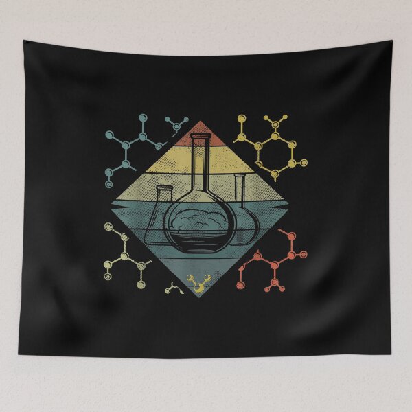 Item preview, Chemist Gift Retro Sunset Laboratory Flask Chemistry Science  designed and sold by doriaali.