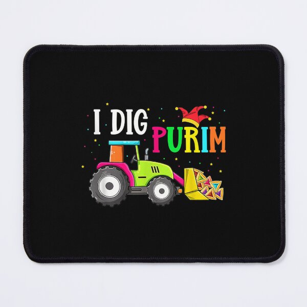 Item preview, I Dig Purim Hamantaschen Tractor Jewish Toddlers Boys Girls designed and sold by doriaali.