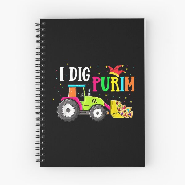 Item preview, I Dig Purim Hamantaschen Tractor Jewish Toddlers Boys Girls  designed and sold by doriaali.