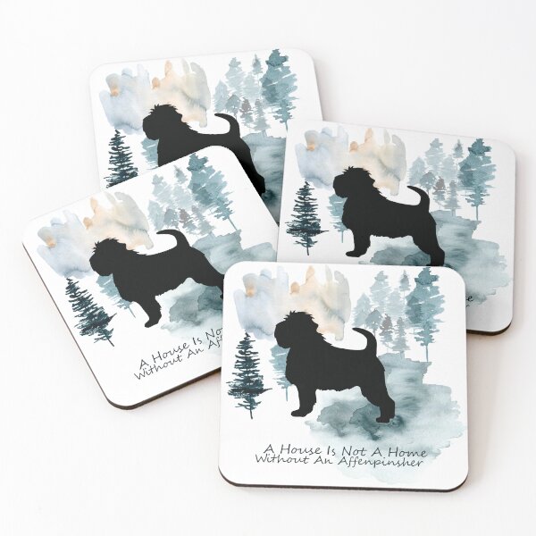 Item preview, Affenpinscher Dog Blue and Tan Design designed and sold by Canineinspired.