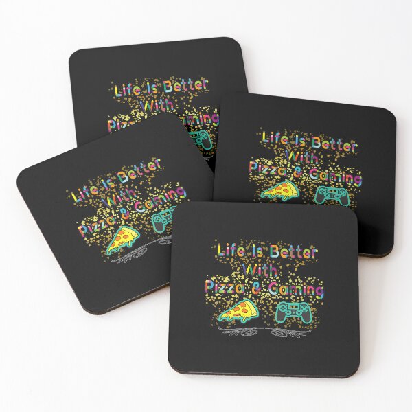 Item preview, Life is better with pizza & gaming  designed and sold by KellyBrook5259.