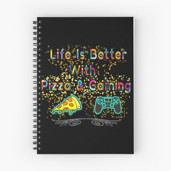 Item preview, Life is better with pizza & gaming  designed and sold by KellyBrook5259.