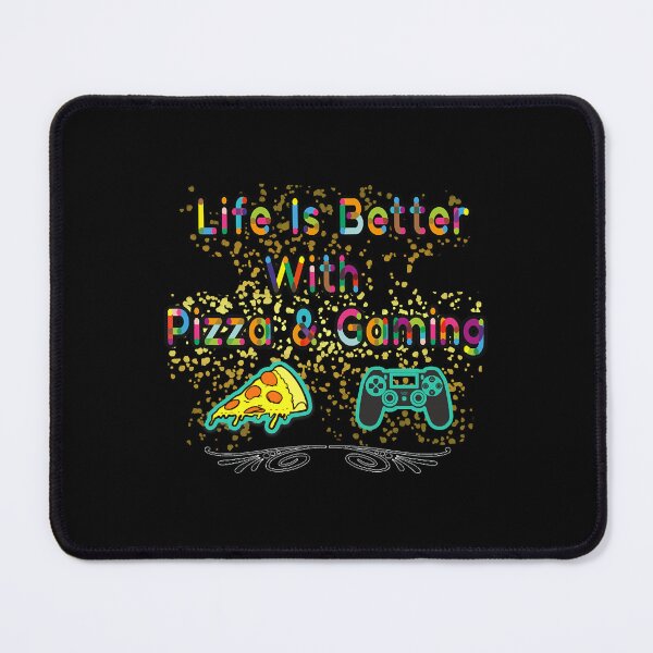 Item preview, Life is better with pizza & gaming designed and sold by KellyBrook5259.