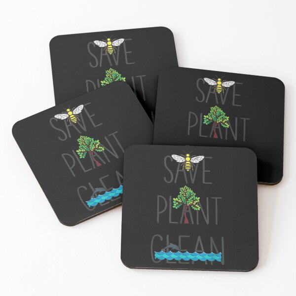 Item preview, Save Bees Plant Trees Clean The Seas - Nature Environment T-Shirt designed and sold by DernWalbert.
