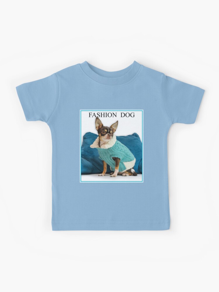 Adorable chihuahua dog mannequin  Kids T-Shirt by Photorebelle