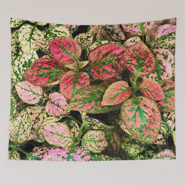 Item preview, Pink, Red And Green Ornate Leaves Art Photo designed and sold by DEC02.