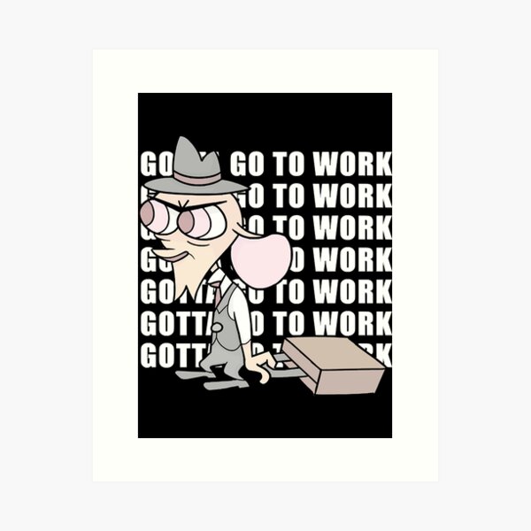 Je dois aller travailler Impression artistique
