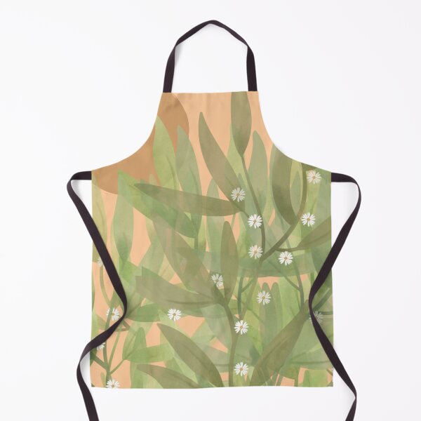 Item preview, Salmon sky and green foliage field designed and sold by Thegentleshop.