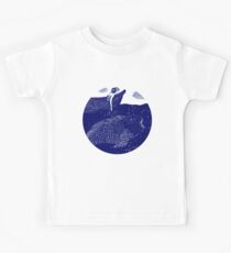 The Blue Shimmering Sea Lights Kids Tee