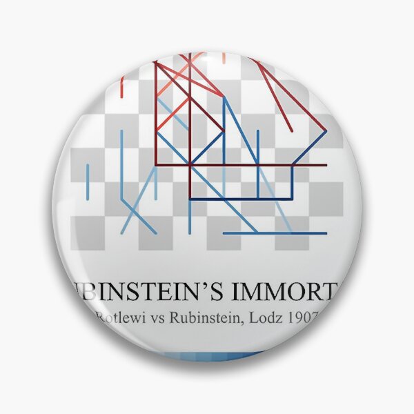 Item preview, Rubinstein&x27;s Immortal chess game Poster Kids designed and sold by SeanLupton.