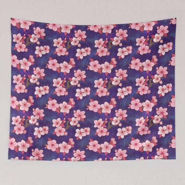 Item preview, Pink Space Blossoms designed and sold by deliinthesky.