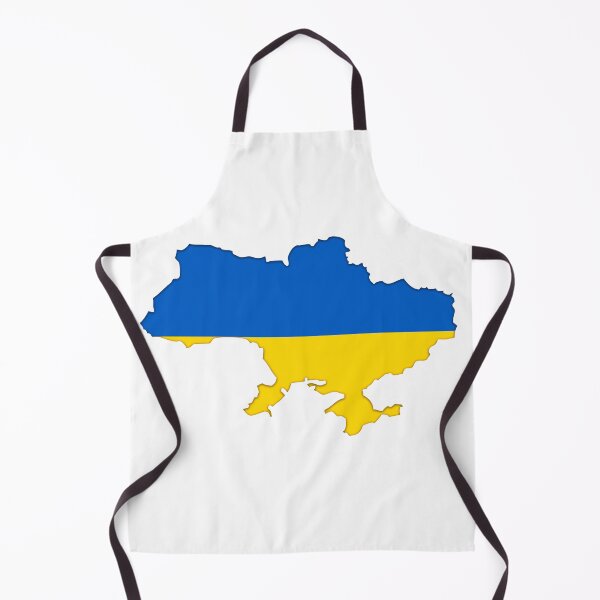 Item preview, Ukraine Map Flag designed and sold by FoxPopArt.