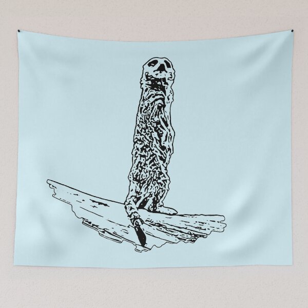Item preview, Meerkat on Watch (Black) designed and sold by joshcaddy.