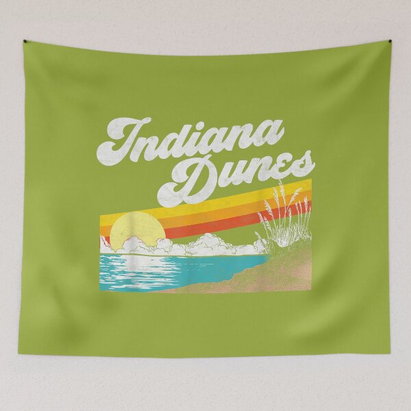 Item preview, Indiana Dunes National Park Retro Vintage designed and sold by icecoconut.