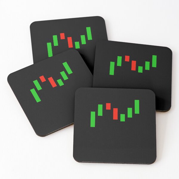 Item preview, Candlestick Stock Market Graph Sticker designed and sold by KathrinPlatins.