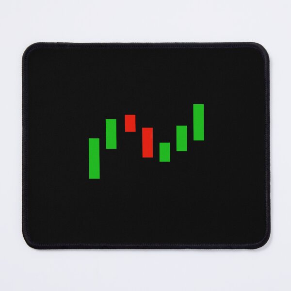 Item preview, Candlestick Stock Market Graph Sticker designed and sold by KathrinPlatins.