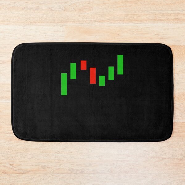 Item preview, Candlestick Stock Market Graph Sticker designed and sold by KathrinPlatins.