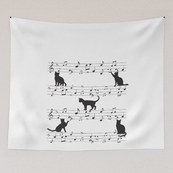 Item preview, Cats Mischief On The Music Sheet For Cat Lovers And Music Lovers As A Musician designed and sold by Funwithmusic.