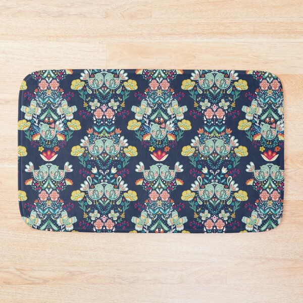 Item preview, Blue bird maximalist folk design  designed and sold by SisterlyLove.