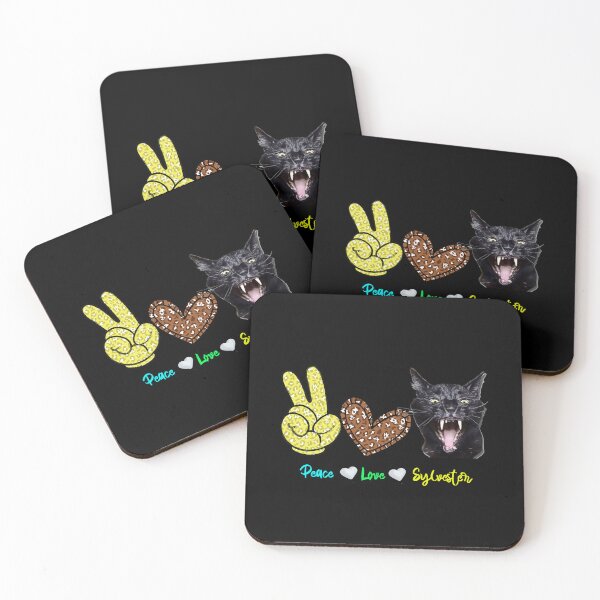 Item preview, Peace Love Talking Kitty Cat designed and sold by tristankorine.