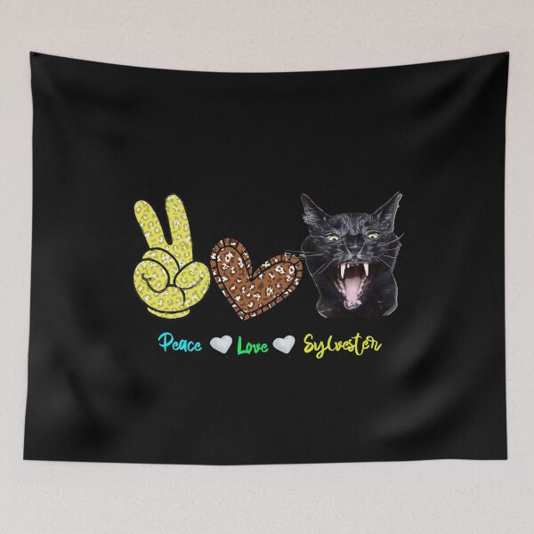 Item preview, Peace Love Talking Kitty Cat designed and sold by tristankorine.