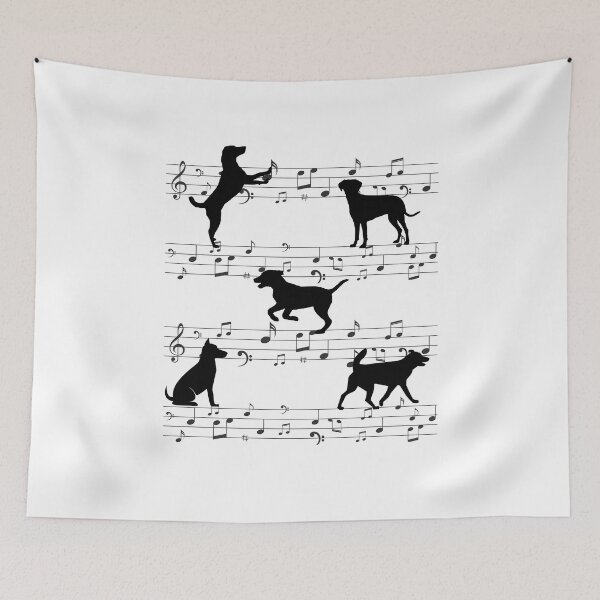 Item preview, Dogs Mischief On The Music Sheet For Dog Lovers And Music Lovers As A Musician designed and sold by Funwithmusic.