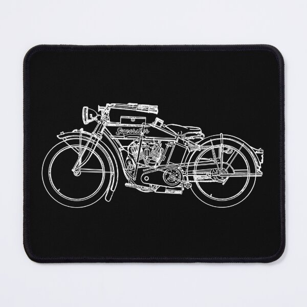 Item preview, Vintage Motorcycle - Retro Biker Design designed and sold by CamSkot.