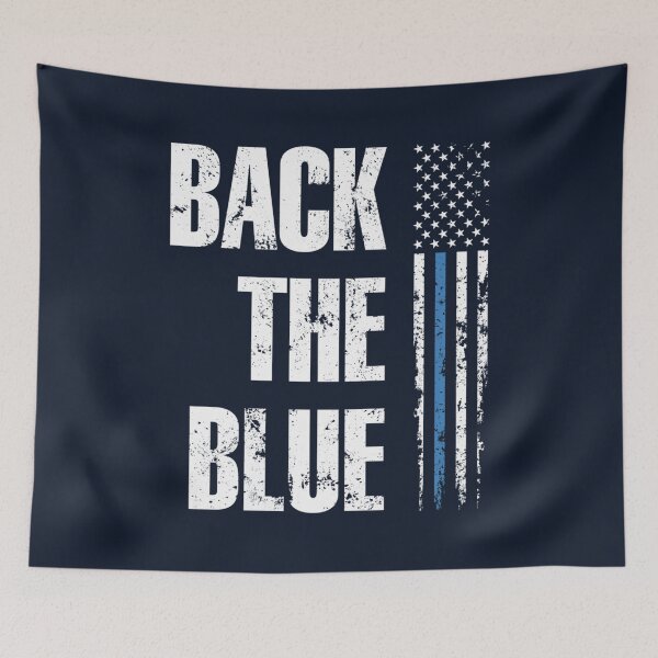 Item preview, Blue Line Flag Support For Police Back the Blue USA Flag Thin Blue Line I Back the Blue Police Flag designed and sold by LucasHenandez.