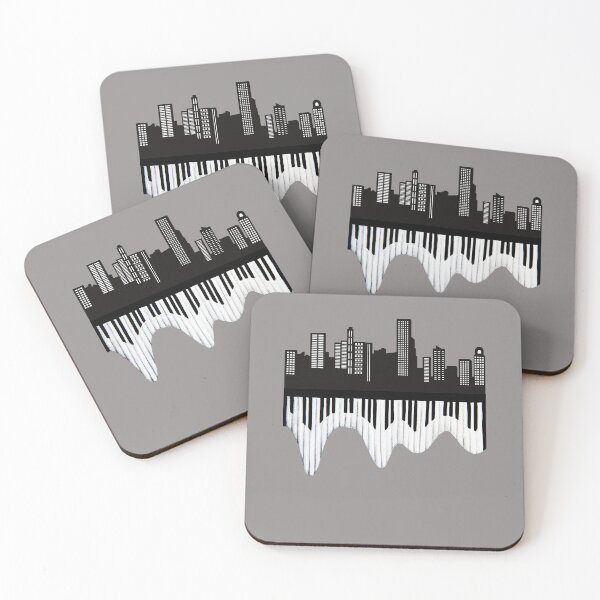 Item preview, Piano City For Piano Players And Musicians For Expressing Musical Art On Jazz Fest designed and sold by Funwithmusic.