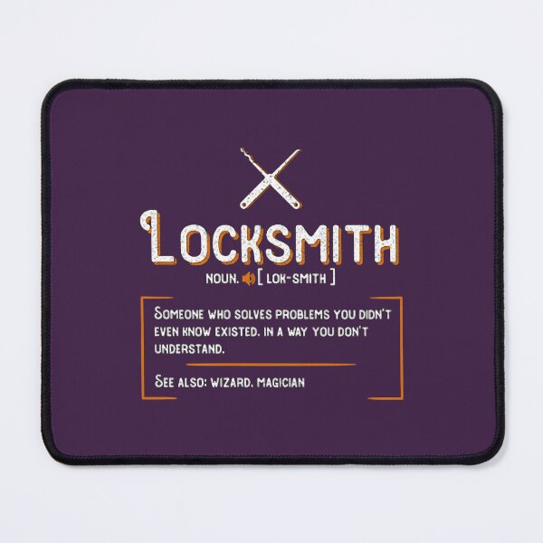 Item preview, Locksmith Locksmithing Locksport Funny Definition designed and sold by VistoKnert.