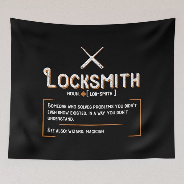 Item preview, Locksmith Locksmithing Locksport Funny Definition designed and sold by VistoKnert.