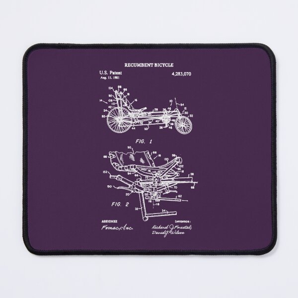 Item preview, Recumbent Bicycle Patent, Recumbent Bicycle gift designed and sold by VistoKnert.