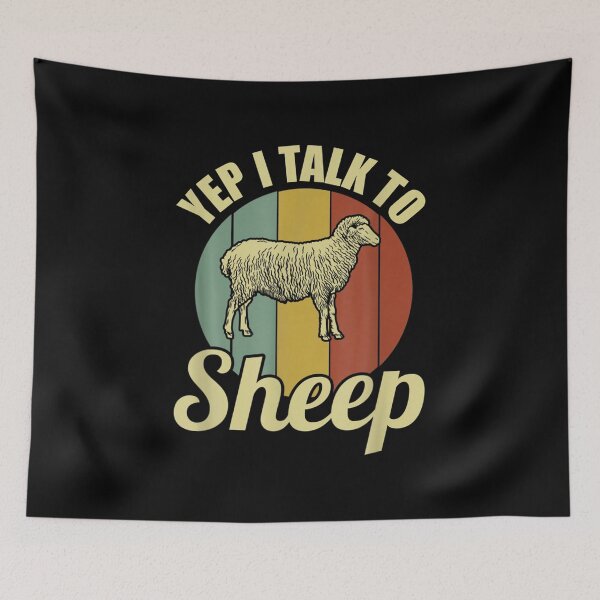 Item preview, Funny Farmer Lamb Yep I Talk To Sheep  designed and sold by doriaali.