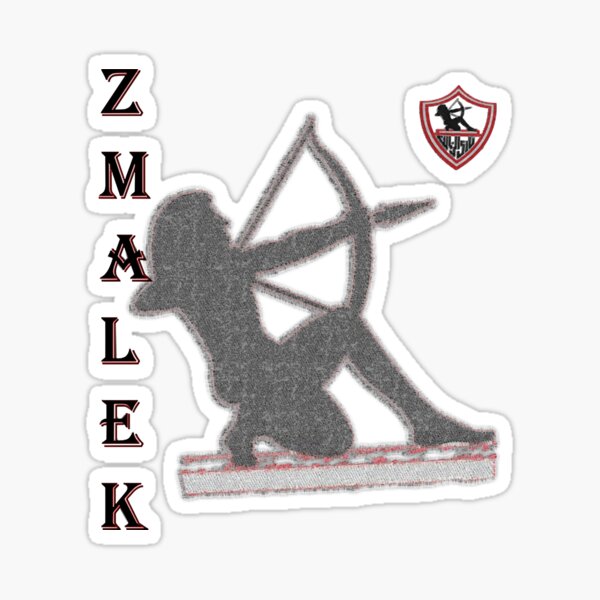 "Zamalek " Sticker by TracyKemp3102 Redbubble