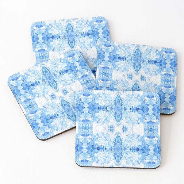 Item preview, Blue and White Abstract Painting designed and sold by Creative-Voyage.
