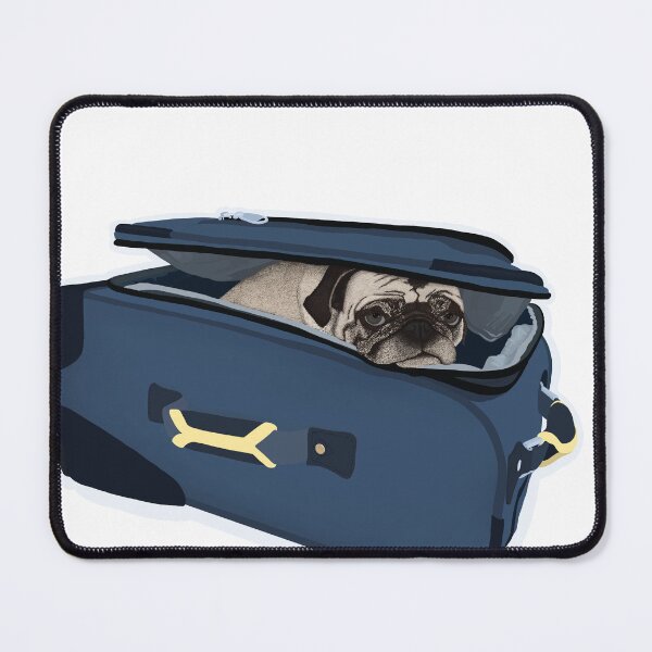 Item preview, Pug in suitcase designed and sold by manthaantha.