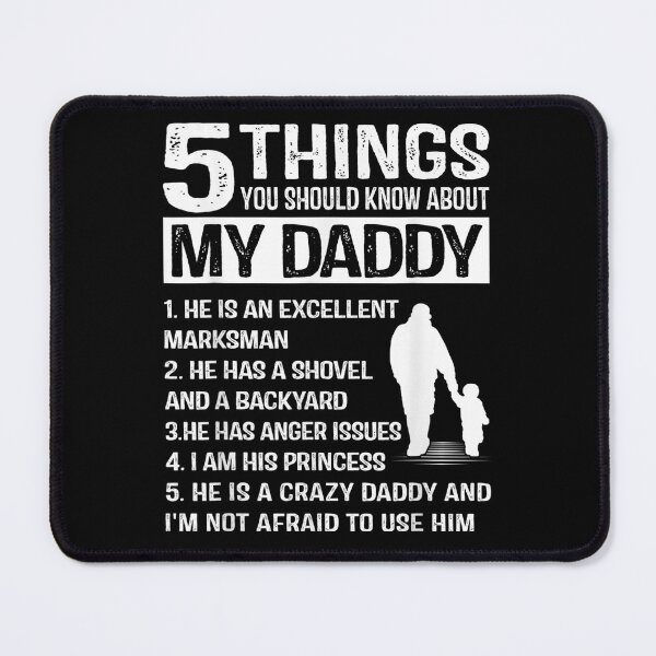 Item preview, 5 Things About My Daddy Funny Father Day from Daughter designed and sold by tammyrange.