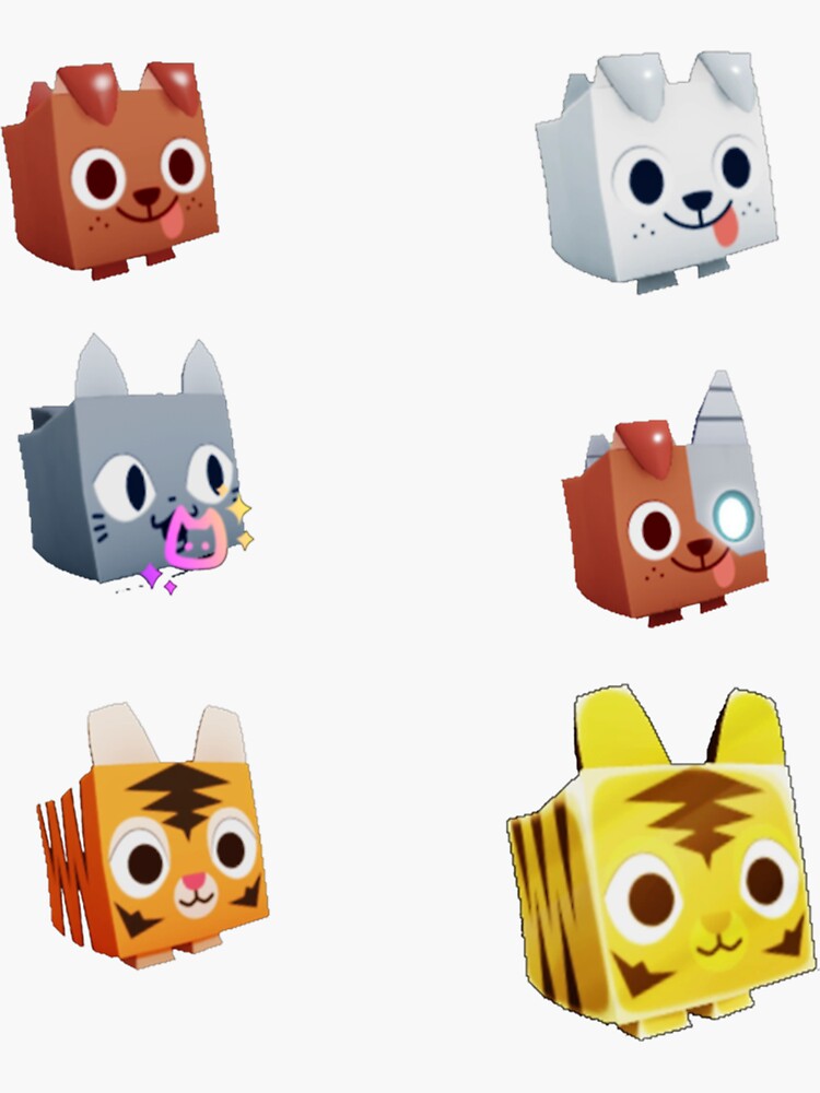 "pet simulator x code " Sticker by DeenaMartin1 Redbubble