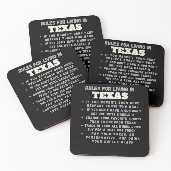 Item preview, Rules for living in Texas designed and sold by Vicente Saenz jr.