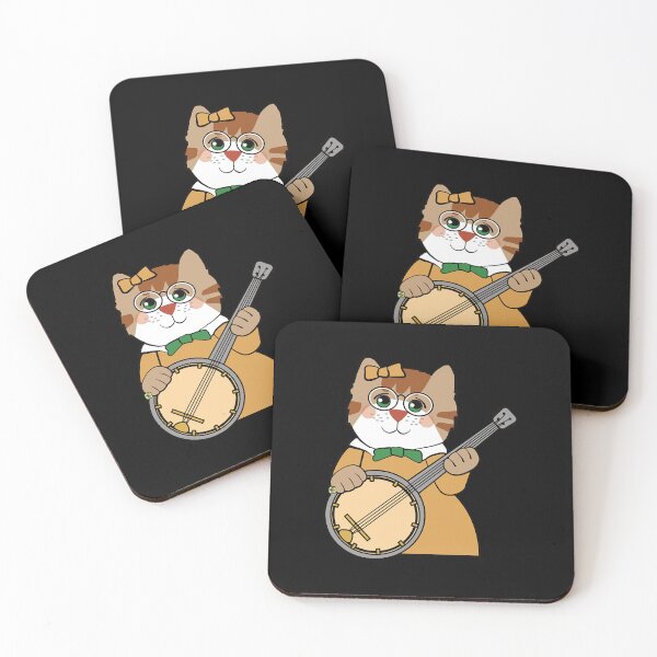 Item preview, Cat Girl Playing Banjo Music  designed and sold by TracyKemp3102.