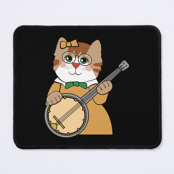 Item preview, Cat Girl Playing Banjo Music  designed and sold by TracyKemp3102.