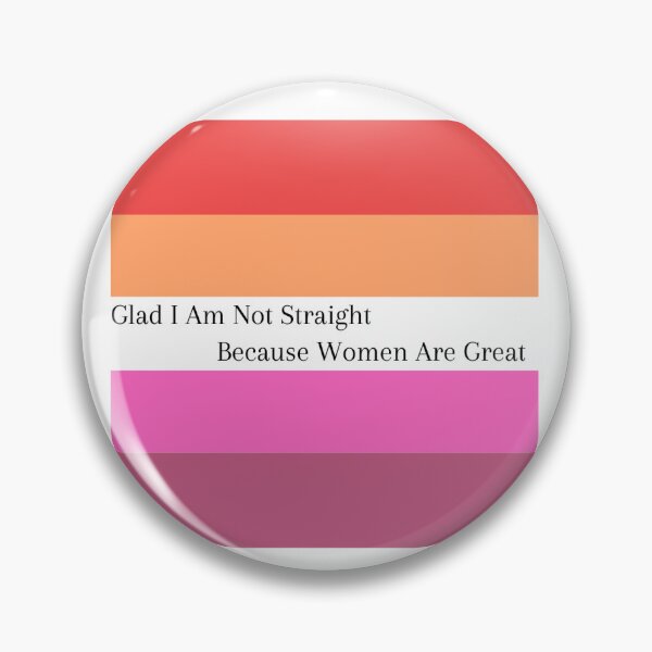 Item preview, Glad I Am Not Straight designed and sold by GraceVG.